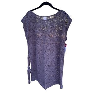 NWT M Merona Grey Beach Cover Up.